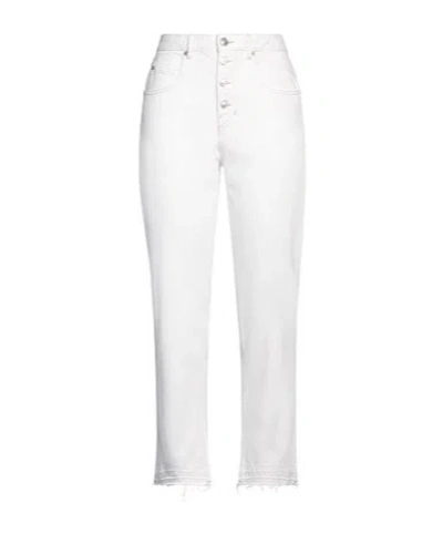 Isabel Marant Denim Trousers In White