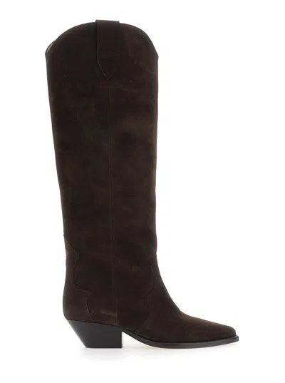 Isabel Marant Denvee Boot In Brown