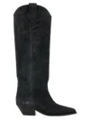 Isabel Marant Block-heel Pointed-toe Boots In Black