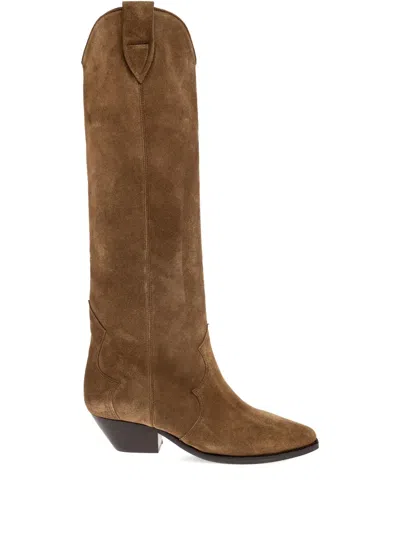 Isabel Marant Denvee Pointed-toe Boot In Brown