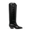 Isabel Marant Marant Denvee 40mm Knee High Boots In Black