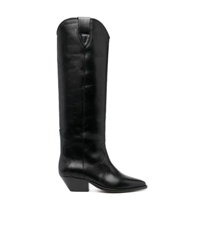 ISABEL MARANT ISABEL MARANT DENVEE POINTED TOE KNEE-HIGH BOOTS
