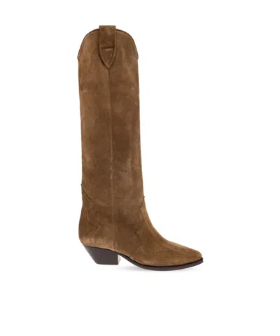 ISABEL MARANT ISABEL MARANT DENVEE POINTED-TOE KNEE-LENGTH BOOTS