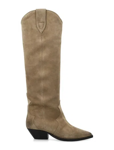 ISABEL MARANT ISABEL MARANT DENVEE SUEDE COWBOY BOOTS