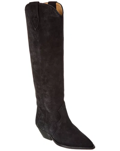 ISABEL MARANT DENVEE SUEDE KNEE-HIGH BOOT
