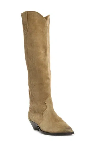 Isabel Marant Denvee Tall Western Boot In Brown