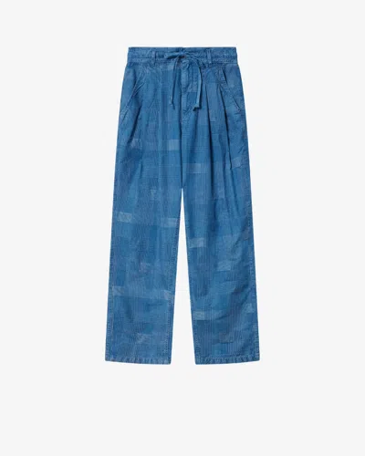 Isabel Marant Denzey Pants In Blue