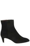 Isabel Marant 55mm Deone Suede Boots In Black