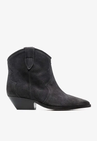 ISABEL MARANT DEWINA 45 SUEDE BOOTS