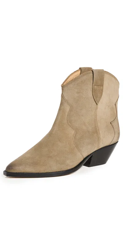 ISABEL MARANT DEWINA BOOTIES TAUPE