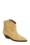 Isabel Marant Dewina Suede Ankle Boots In Toffe