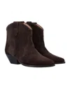 Isabel Marant Suede Western Cuban Heel Boots