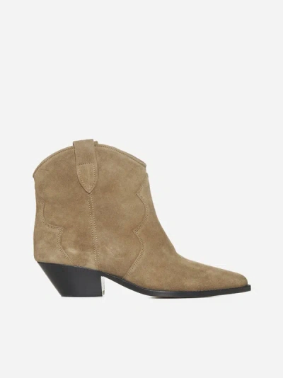 ISABEL MARANT DEWINA SUEDE ANKLE BOOTS