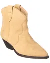 Isabel Marant Dewina 40mm Suede Boots In Beige
