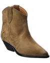 Isabel Marant Dewina Suede Bootie In Brown