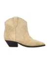 Isabel Marant Dewina Suede Boots In Beige