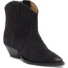 Isabel Marant Dewina Western Boot In Faded Black
