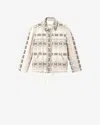 Isabel Marant Deyis Patterned Jacket In Gray