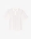 Isabel Marant Dickens Polo Shirt In White