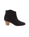 Isabel Marant Dicker Ankle Boots In Black Suede In Black
