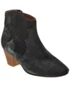 Isabel Marant Dicker Leather Boots In Black