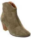 Isabel Marant Dicker Suede Ankle Boots In Brown