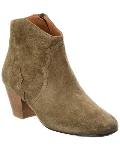 ISABEL MARANT DICKER SUEDE BOOTIE