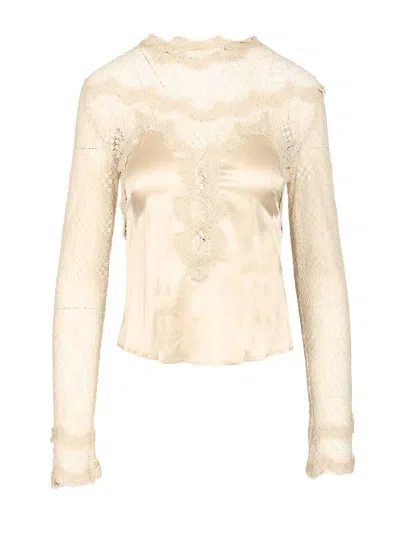 Isabel Marant Diem-gb Blouse Shirts Beige In Neutral