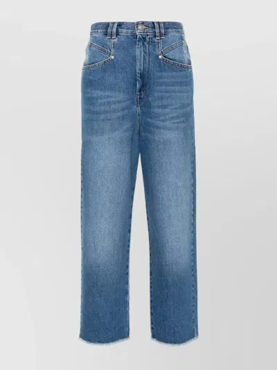 Isabel Marant Dilali Jeans Trousers High-rise In Blue