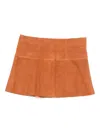 Isabel Marant Dilara Panelled Skirt In Brown