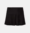 Isabel Marant Dilara Suede Miniskirt In Black