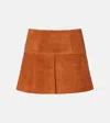 Isabel Marant Dilara Suede Miniskirt In Brown