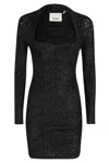 Isabel Marant Dilia Fitted Black Mini Dress