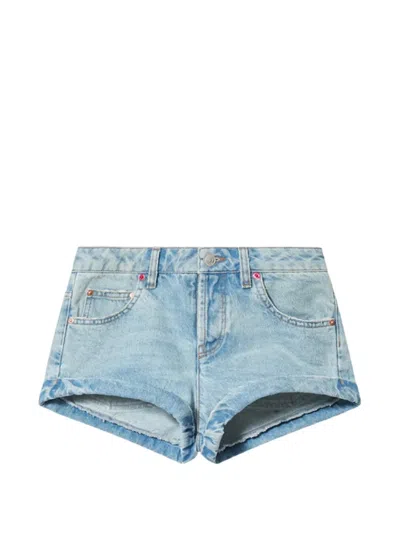 Isabel Marant Diloa Denim Shorts In Blue