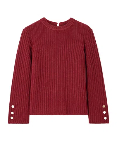 Isabel Marant Dixie Ribbed Wool Sweater In Brown