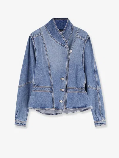 Isabel Marant Dolie Denim Jacket In Blue