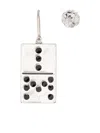 Isabel Marant Domino Embellished Earrings In Multi