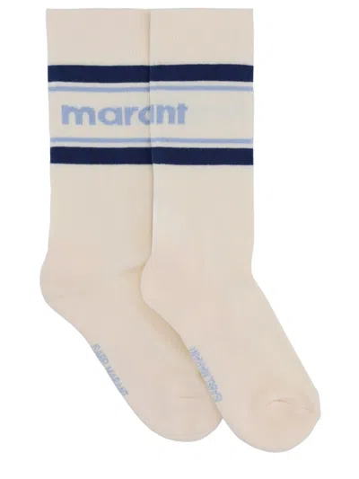 Isabel Marant "dona" Socks With Logo In Multi