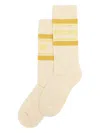 Isabel Marant Donna Striped Socks In Neutral