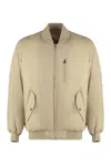 Isabel Marant Donny Padded Bomber Jacket In Beige