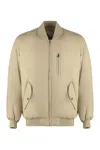 Isabel Marant Donny Padded Bomber Jacket In Beige