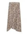 Isabel Marant Sakura Snakeskin-print A-line Maxi Skirt In Nude