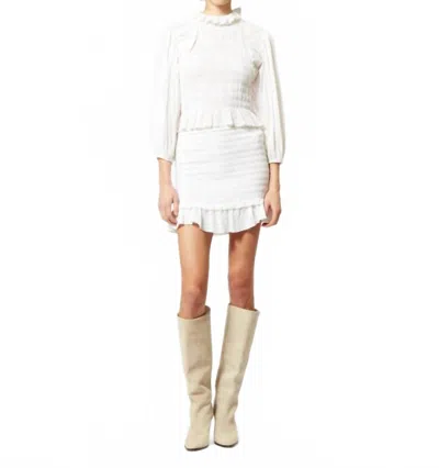 Isabel Marant Dorela Mini Skirt In White