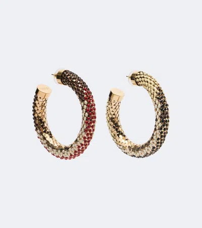 Isabel Marant Doria Hoop Earrings In Multicoloured
