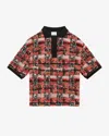 Isabel Marant Dorian Top In Shell Pink-ecru