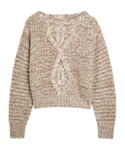 Isabel Marant Dorota Chunky-knit Alpaca-blend Jumper In Brown