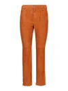 Isabel Marant Dorotthea-gb Truosers Slim Fit Trousers Brown In Orange
