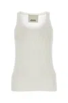 Isabel Marant White Viscose Blend Dorsia Tank Top