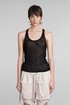 Isabel Marant Dorsia Open-knit Top In Black