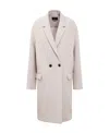 Isabel Marant Notched-lapels Single-breasted Coat In White